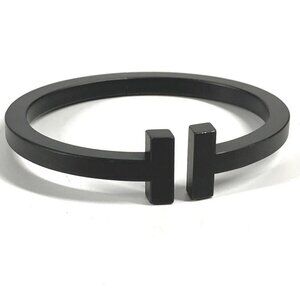 TIFFANY&Co. T square bangle Accessories bangle Bracelet SS Black